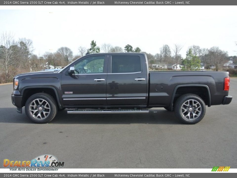 Iridium Metallic 2014 GMC Sierra 1500 SLT Crew Cab 4x4 Photo #3