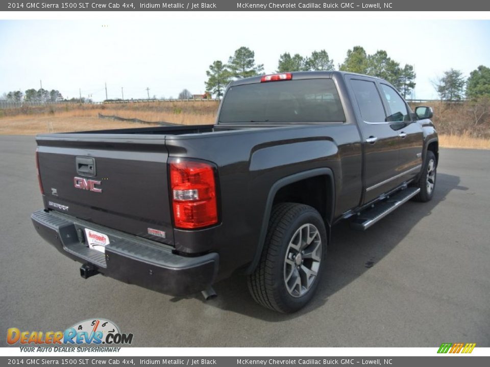 2014 GMC Sierra 1500 SLT Crew Cab 4x4 Iridium Metallic / Jet Black Photo #5