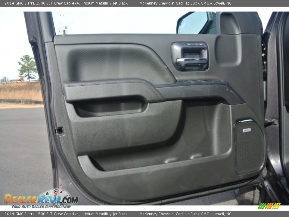 Door Panel of 2014 GMC Sierra 1500 SLT Crew Cab 4x4 Photo #7