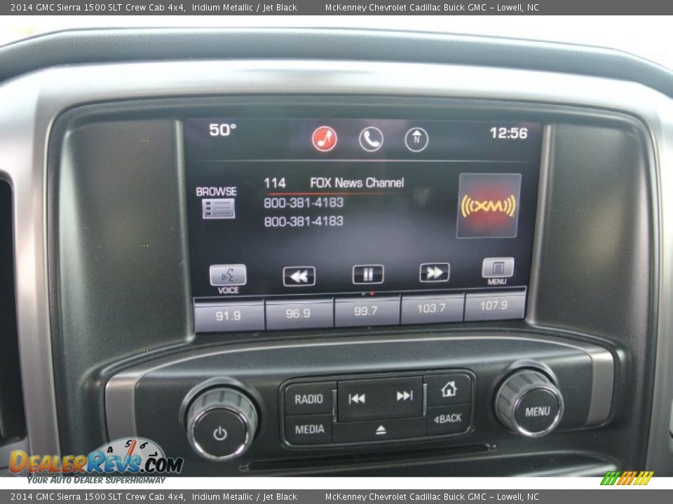Controls of 2014 GMC Sierra 1500 SLT Crew Cab 4x4 Photo #11