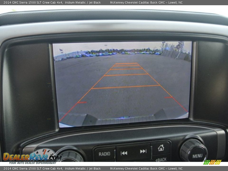2014 GMC Sierra 1500 SLT Crew Cab 4x4 Iridium Metallic / Jet Black Photo #12