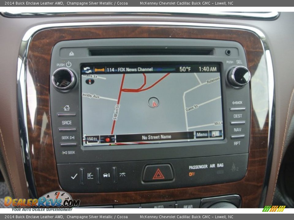 Navigation of 2014 Buick Enclave Leather AWD Photo #13
