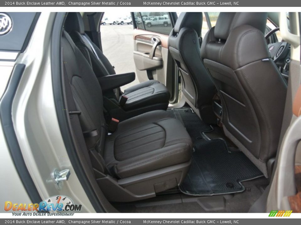 2014 Buick Enclave Leather AWD Champagne Silver Metallic / Cocoa Photo #20