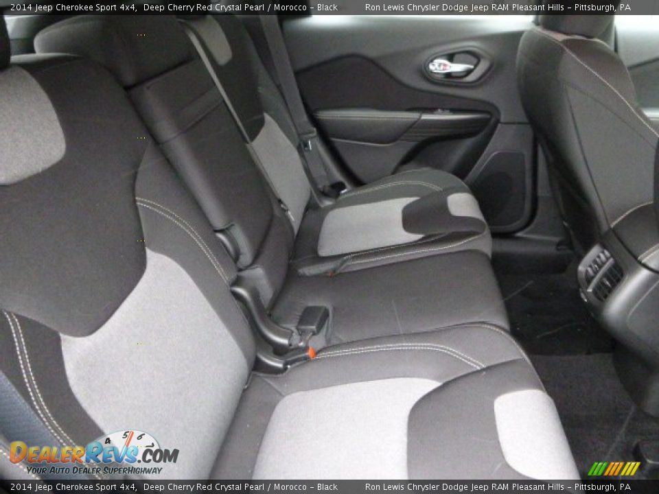 2014 Jeep Cherokee Sport 4x4 Deep Cherry Red Crystal Pearl / Morocco - Black Photo #12