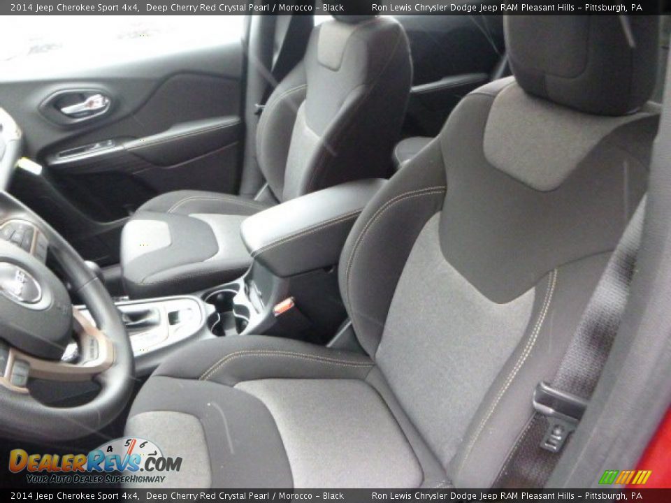 2014 Jeep Cherokee Sport 4x4 Deep Cherry Red Crystal Pearl / Morocco - Black Photo #13