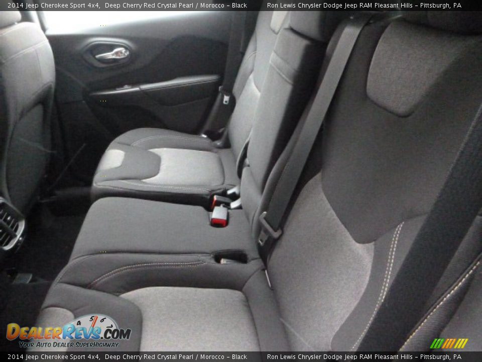 2014 Jeep Cherokee Sport 4x4 Deep Cherry Red Crystal Pearl / Morocco - Black Photo #14