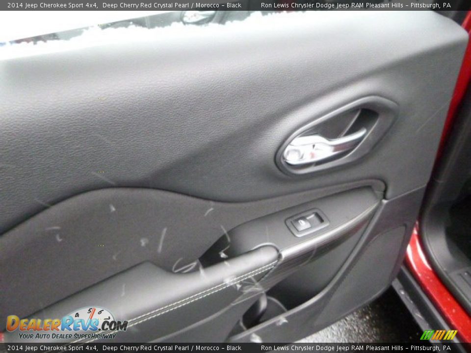 2014 Jeep Cherokee Sport 4x4 Deep Cherry Red Crystal Pearl / Morocco - Black Photo #16