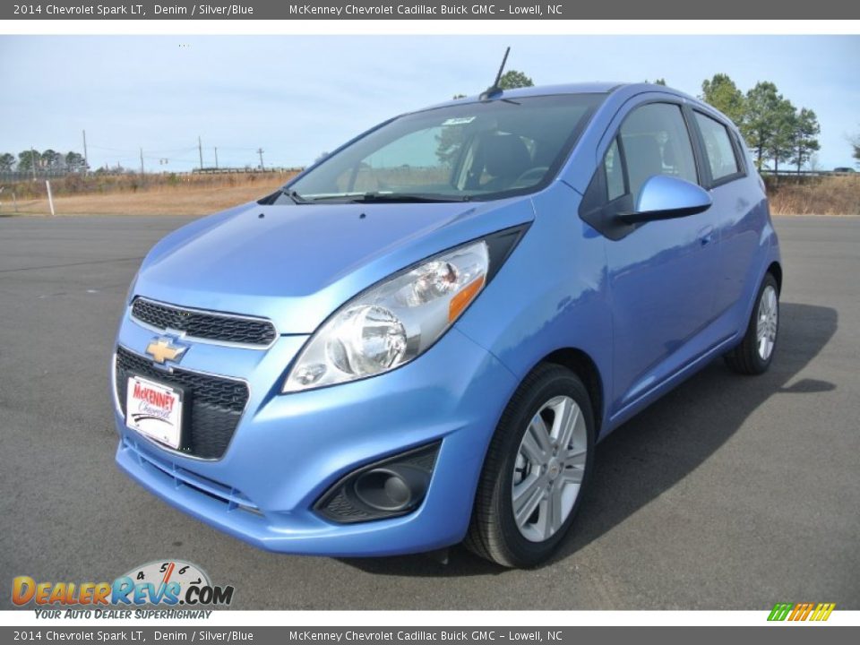2014 Chevrolet Spark LT Denim / Silver/Blue Photo #2