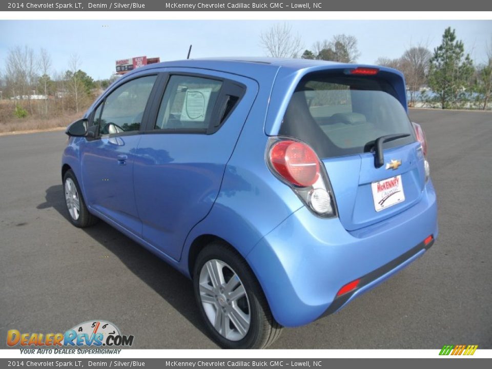2014 Chevrolet Spark LT Denim / Silver/Blue Photo #4