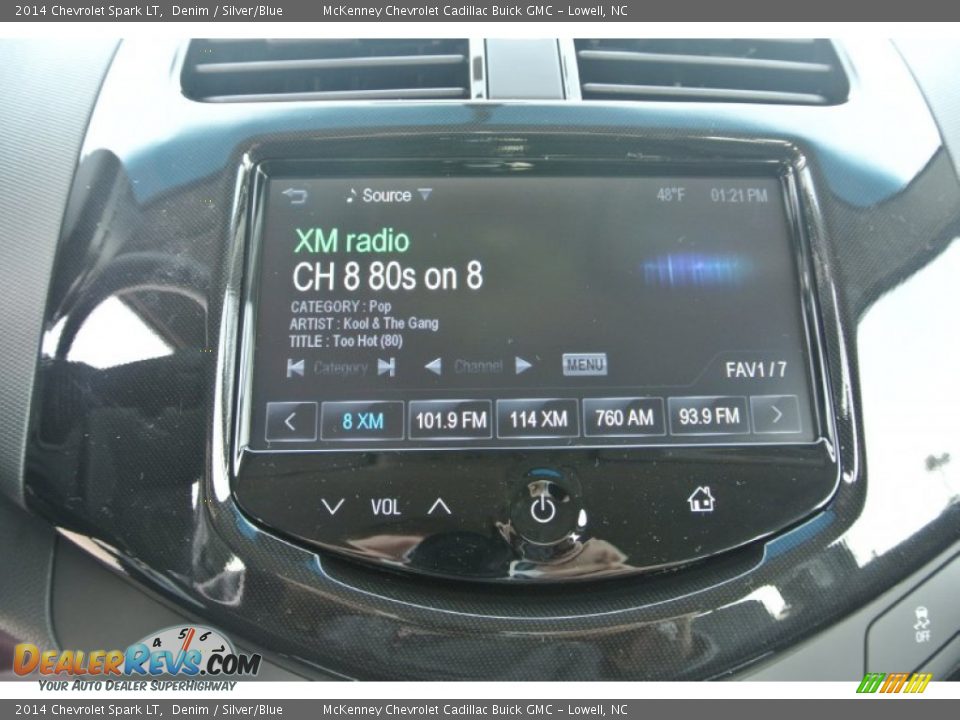 2014 Chevrolet Spark LT Denim / Silver/Blue Photo #10