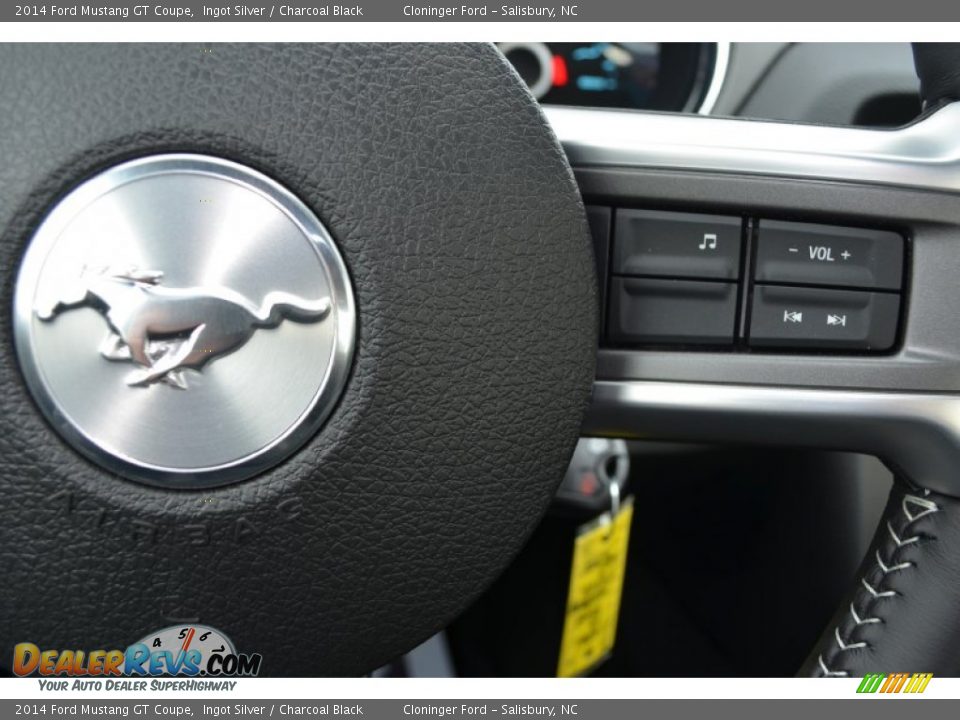2014 Ford Mustang GT Coupe Ingot Silver / Charcoal Black Photo #15