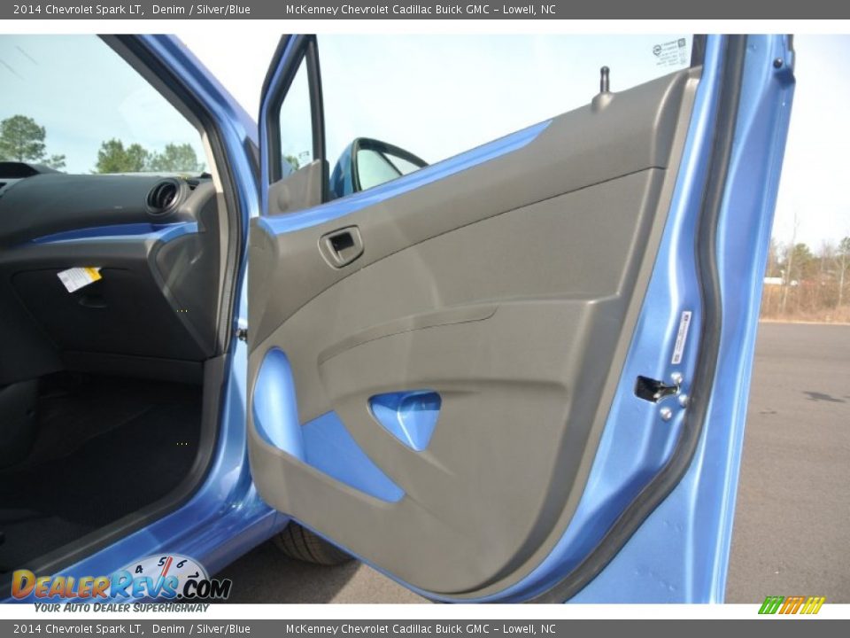 2014 Chevrolet Spark LT Denim / Silver/Blue Photo #17