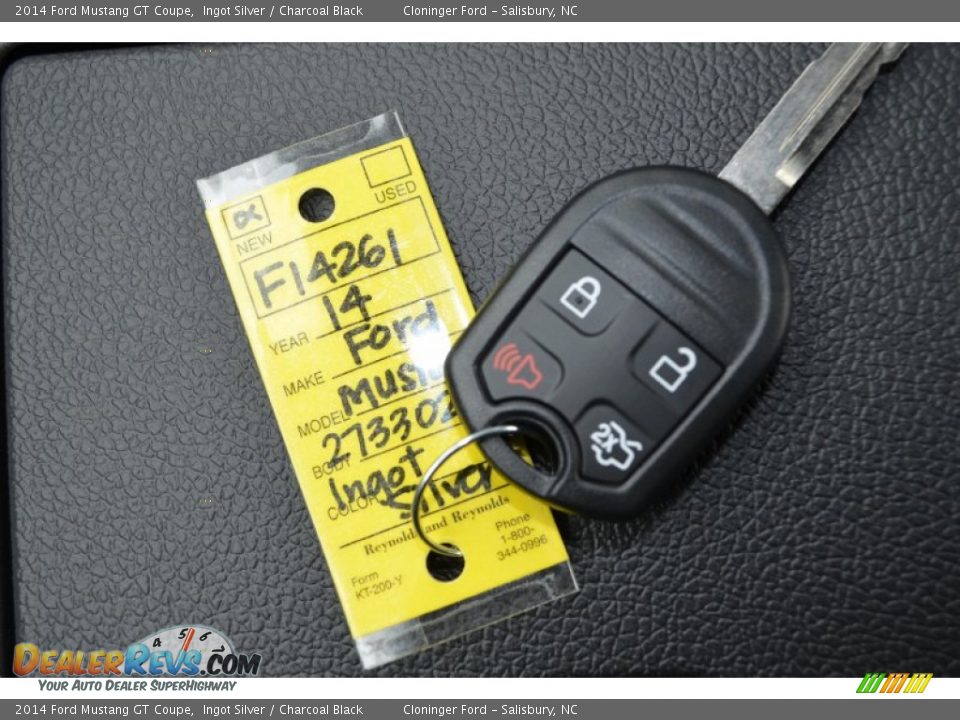 2014 Ford Mustang GT Coupe Ingot Silver / Charcoal Black Photo #18
