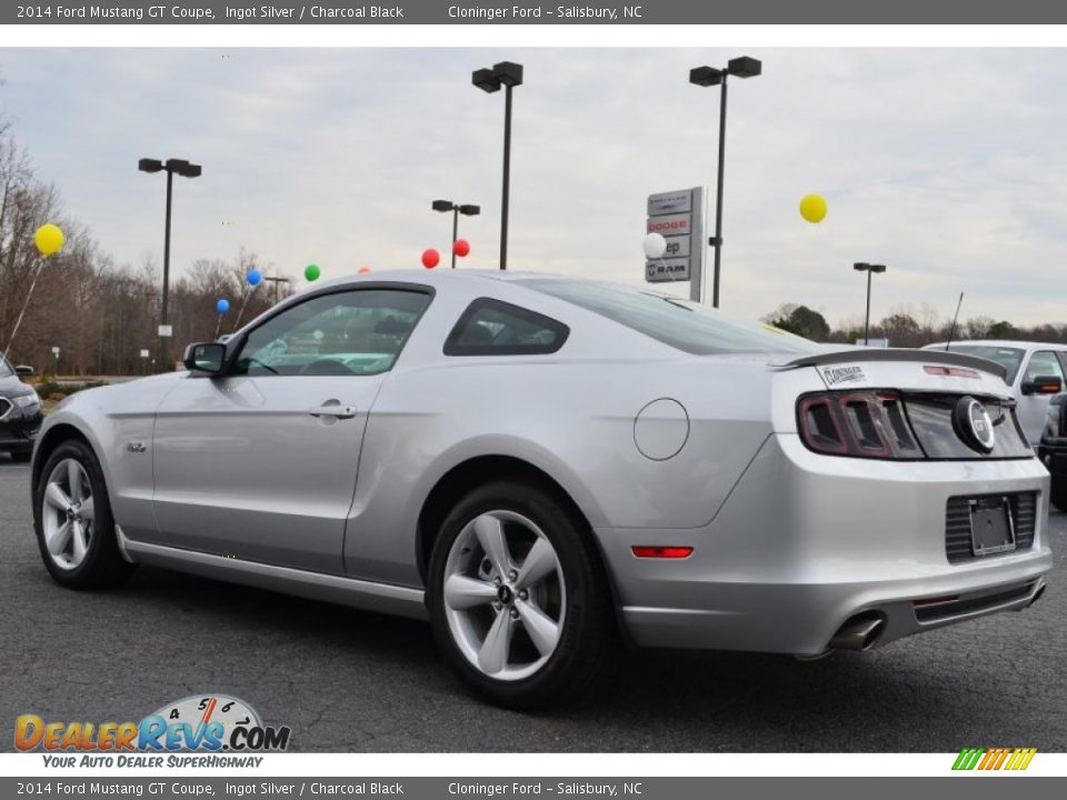 2014 Ford Mustang GT Coupe Ingot Silver / Charcoal Black Photo #19