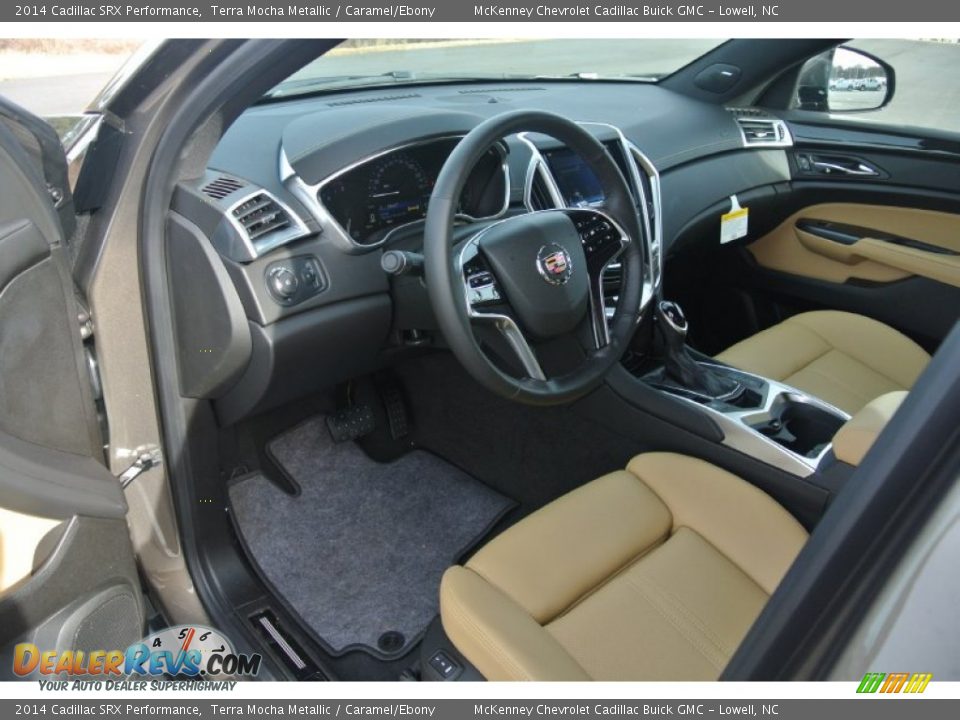 Caramel/Ebony Interior - 2014 Cadillac SRX Performance Photo #23