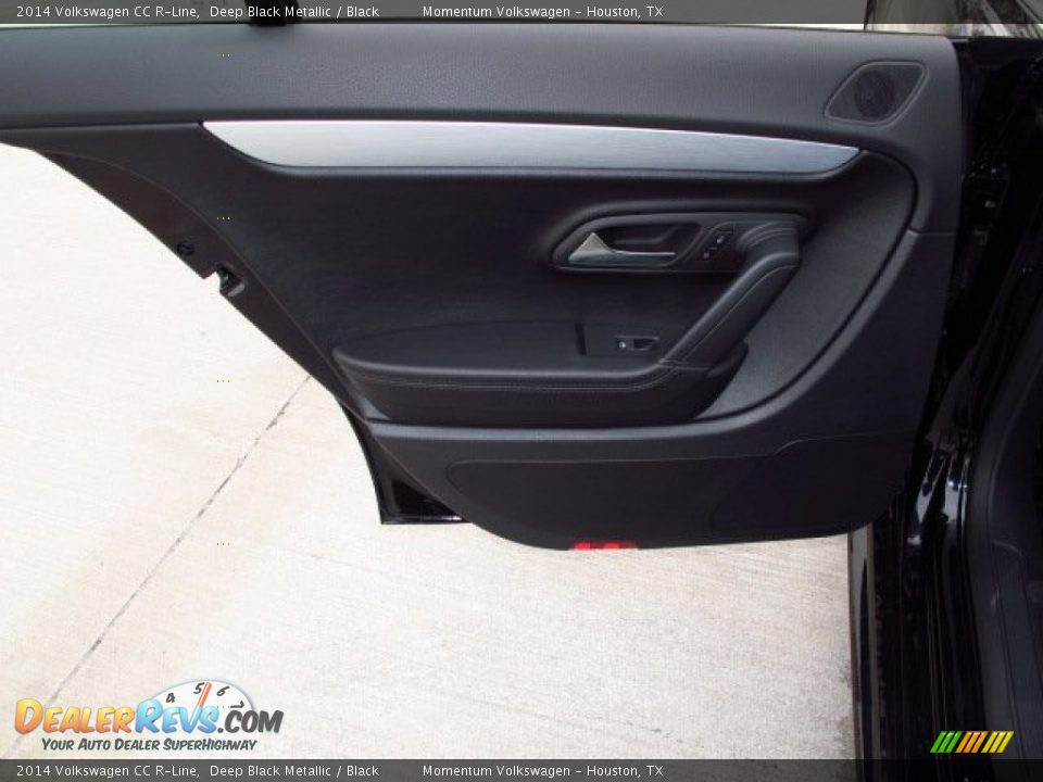 2014 Volkswagen CC R-Line Deep Black Metallic / Black Photo #9