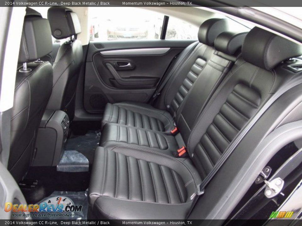 2014 Volkswagen CC R-Line Deep Black Metallic / Black Photo #10