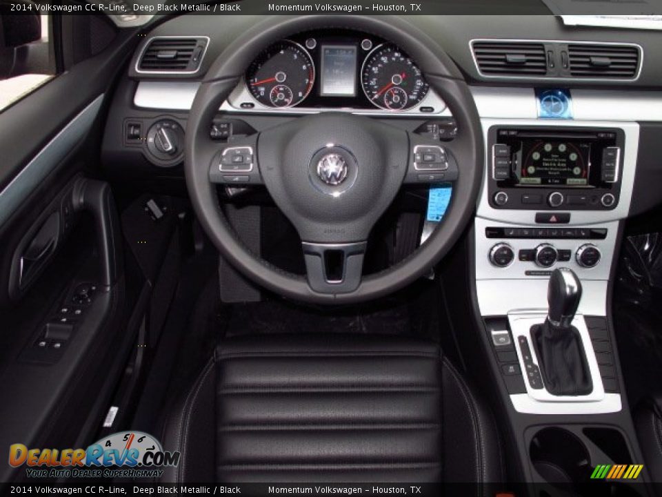 2014 Volkswagen CC R-Line Deep Black Metallic / Black Photo #11