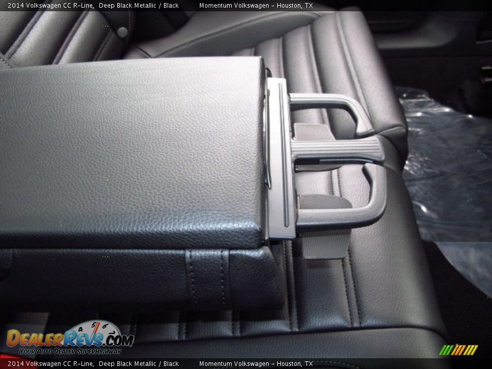 2014 Volkswagen CC R-Line Deep Black Metallic / Black Photo #13