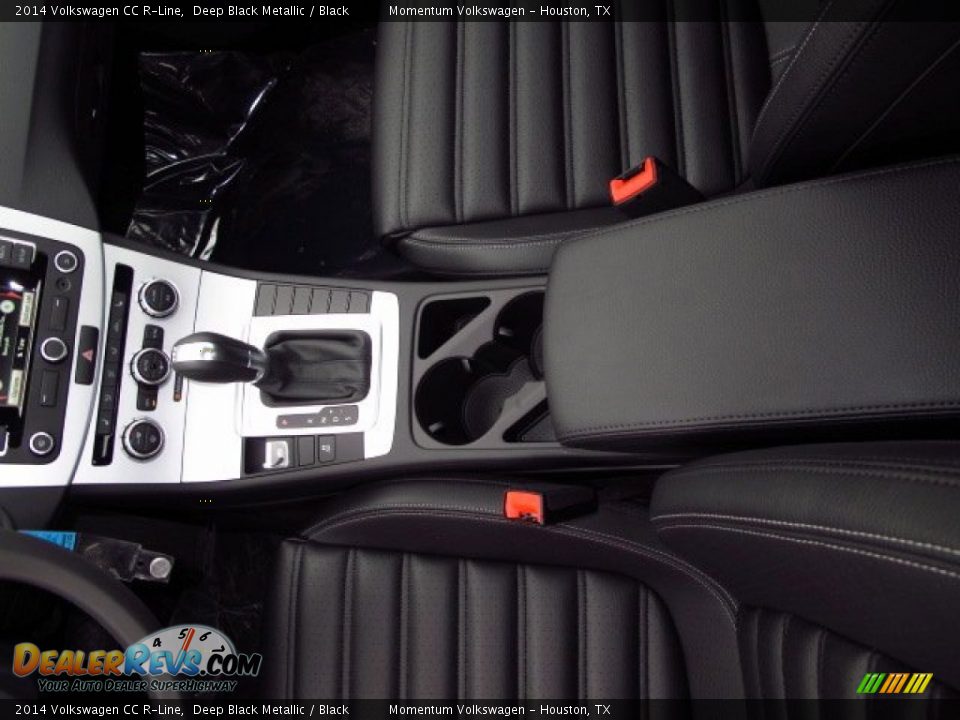 2014 Volkswagen CC R-Line Deep Black Metallic / Black Photo #16