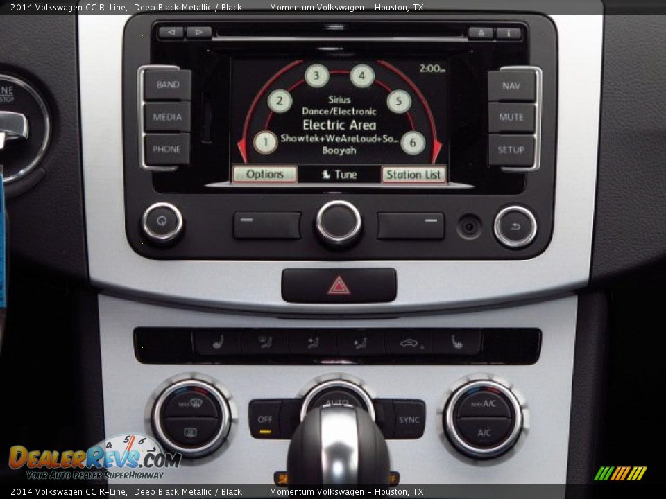 2014 Volkswagen CC R-Line Deep Black Metallic / Black Photo #17