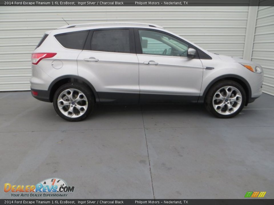 2014 Ford Escape Titanium 1.6L EcoBoost Ingot Silver / Charcoal Black Photo #3