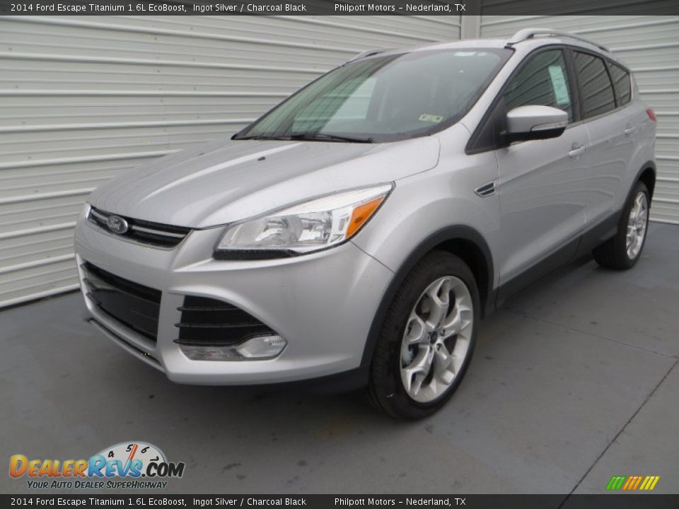 2014 Ford Escape Titanium 1.6L EcoBoost Ingot Silver / Charcoal Black Photo #7