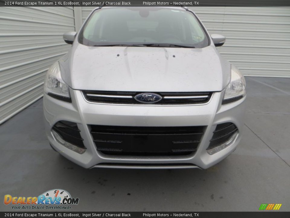2014 Ford Escape Titanium 1.6L EcoBoost Ingot Silver / Charcoal Black Photo #8