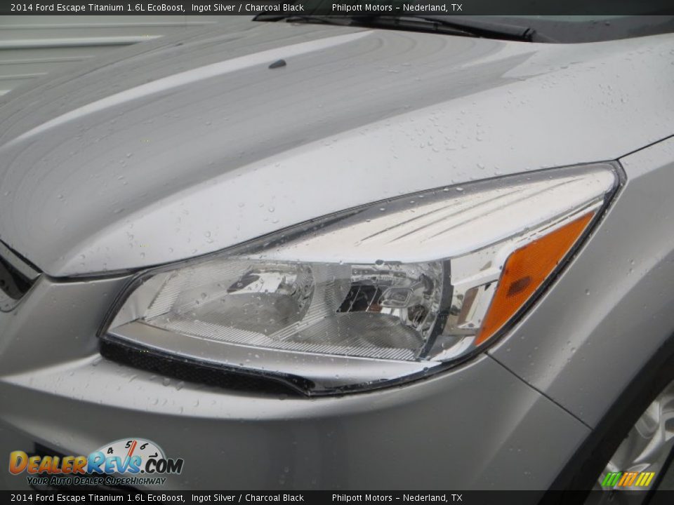 2014 Ford Escape Titanium 1.6L EcoBoost Ingot Silver / Charcoal Black Photo #9