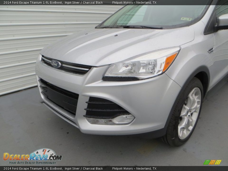 2014 Ford Escape Titanium 1.6L EcoBoost Ingot Silver / Charcoal Black Photo #11