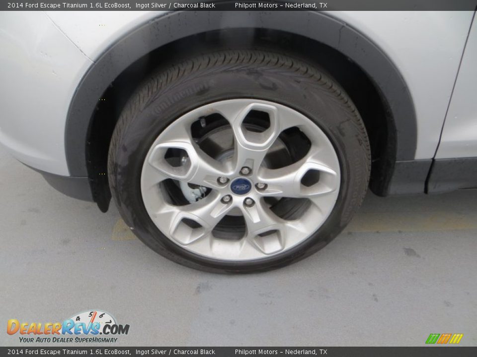 2014 Ford Escape Titanium 1.6L EcoBoost Ingot Silver / Charcoal Black Photo #12