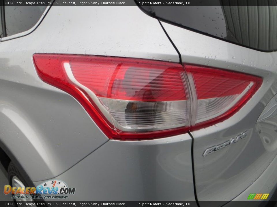 2014 Ford Escape Titanium 1.6L EcoBoost Ingot Silver / Charcoal Black Photo #13