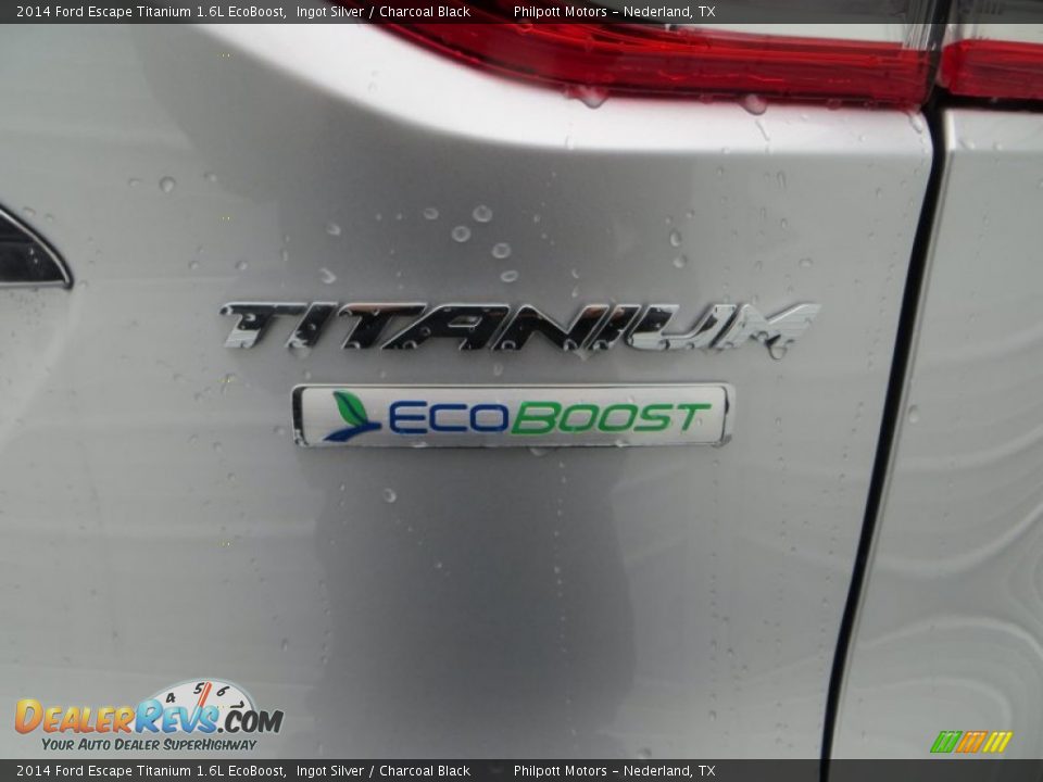 2014 Ford Escape Titanium 1.6L EcoBoost Ingot Silver / Charcoal Black Photo #15
