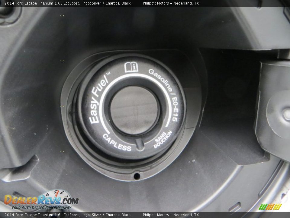 2014 Ford Escape Titanium 1.6L EcoBoost Ingot Silver / Charcoal Black Photo #16