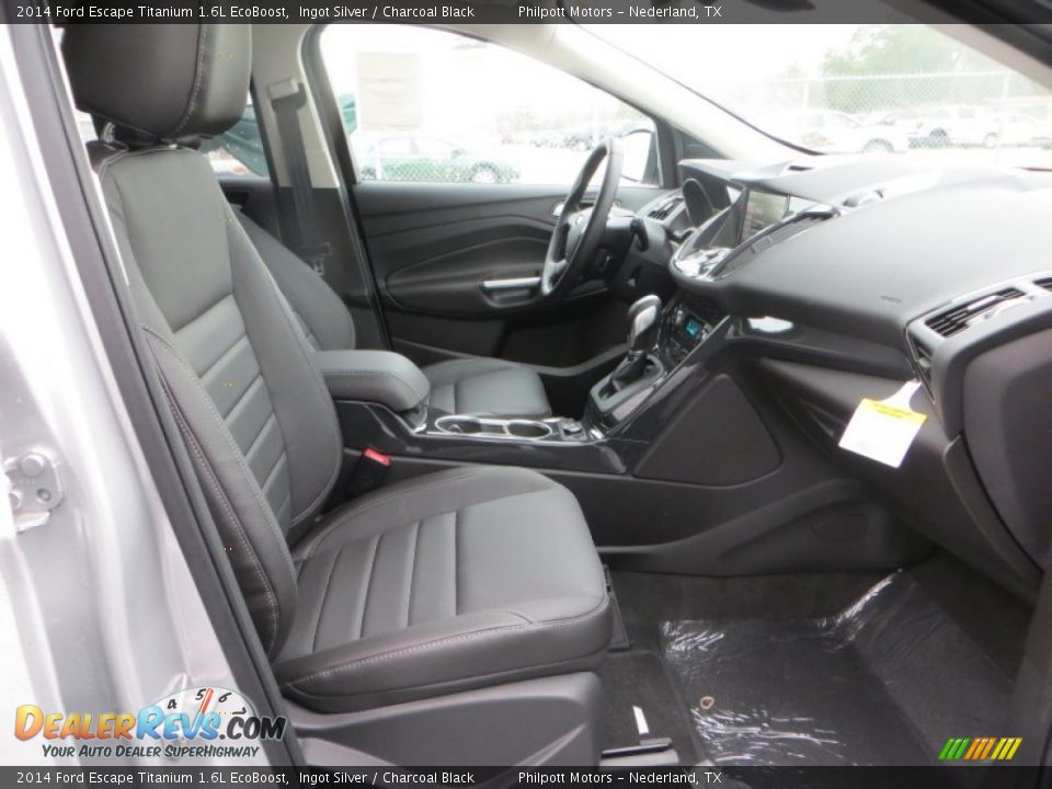 2014 Ford Escape Titanium 1.6L EcoBoost Ingot Silver / Charcoal Black Photo #20