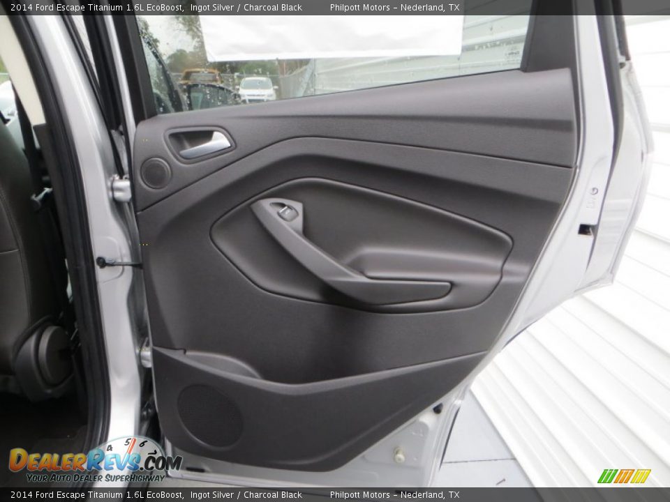 2014 Ford Escape Titanium 1.6L EcoBoost Ingot Silver / Charcoal Black Photo #21