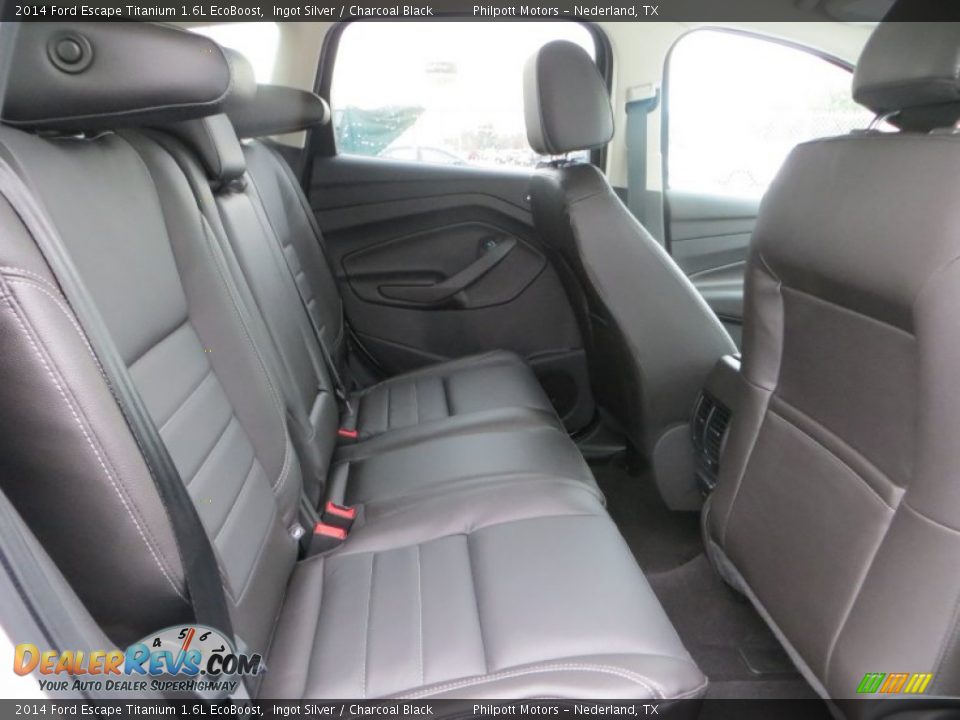 2014 Ford Escape Titanium 1.6L EcoBoost Ingot Silver / Charcoal Black Photo #22