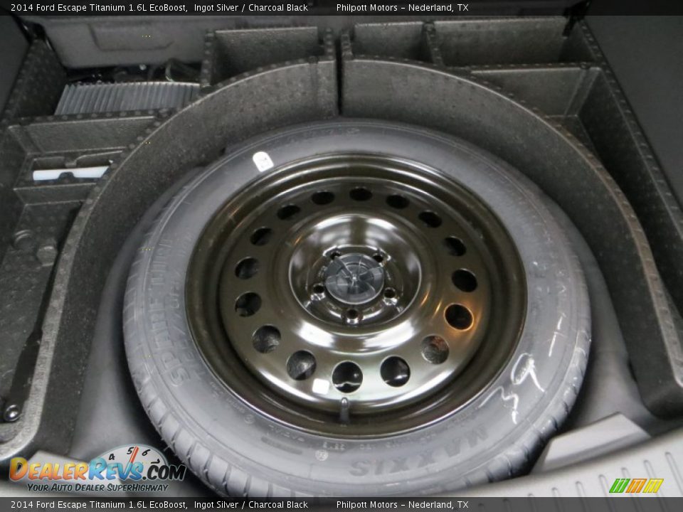 2014 Ford Escape Titanium 1.6L EcoBoost Ingot Silver / Charcoal Black Photo #24