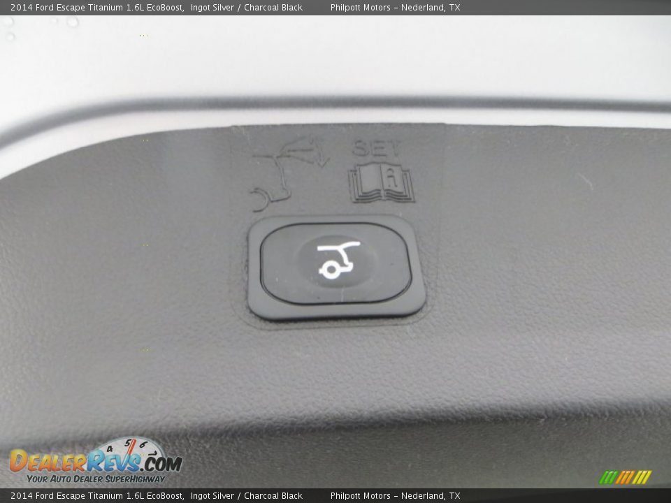 2014 Ford Escape Titanium 1.6L EcoBoost Ingot Silver / Charcoal Black Photo #25