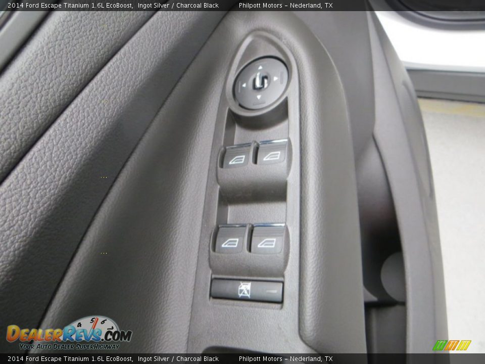 2014 Ford Escape Titanium 1.6L EcoBoost Ingot Silver / Charcoal Black Photo #27