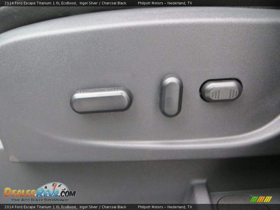 2014 Ford Escape Titanium 1.6L EcoBoost Ingot Silver / Charcoal Black Photo #30