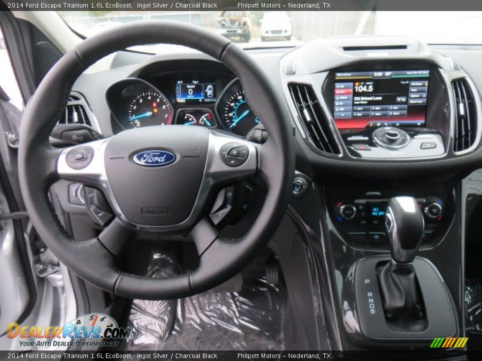 Dashboard of 2014 Ford Escape Titanium 1.6L EcoBoost Photo #31