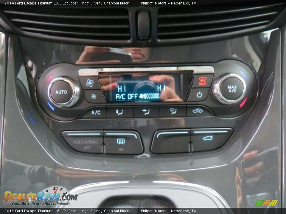 2014 Ford Escape Titanium 1.6L EcoBoost Ingot Silver / Charcoal Black Photo #33