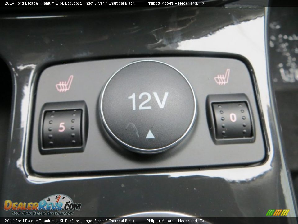 2014 Ford Escape Titanium 1.6L EcoBoost Ingot Silver / Charcoal Black Photo #34