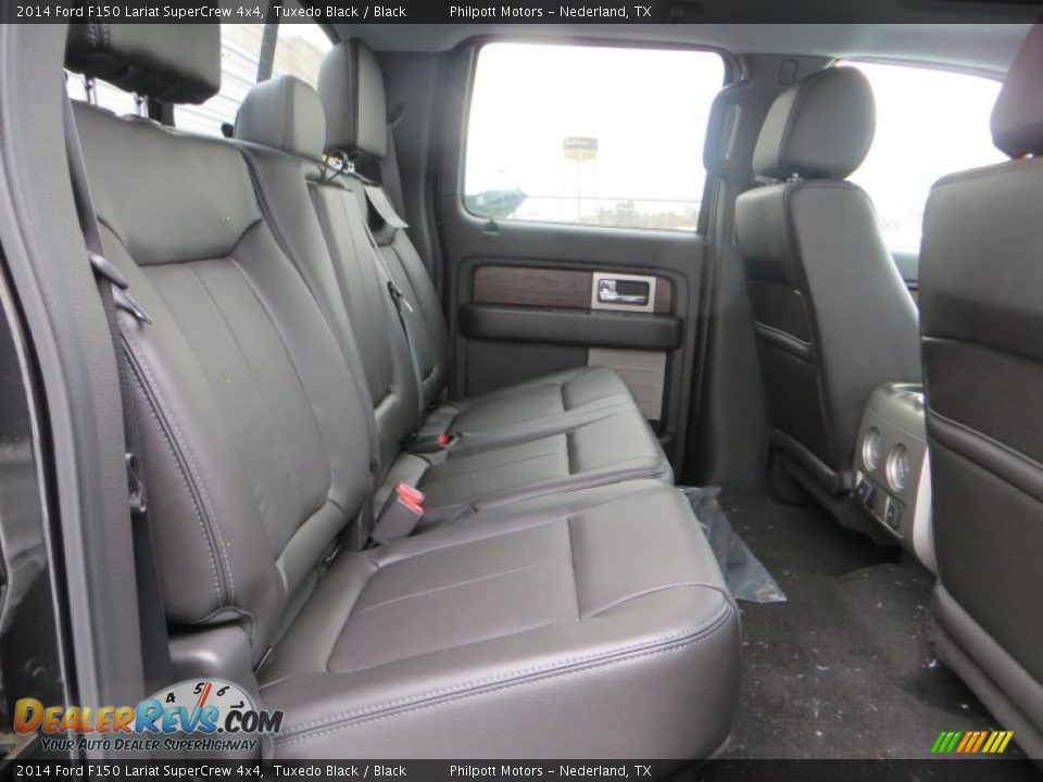 Rear Seat of 2014 Ford F150 Lariat SuperCrew 4x4 Photo #23