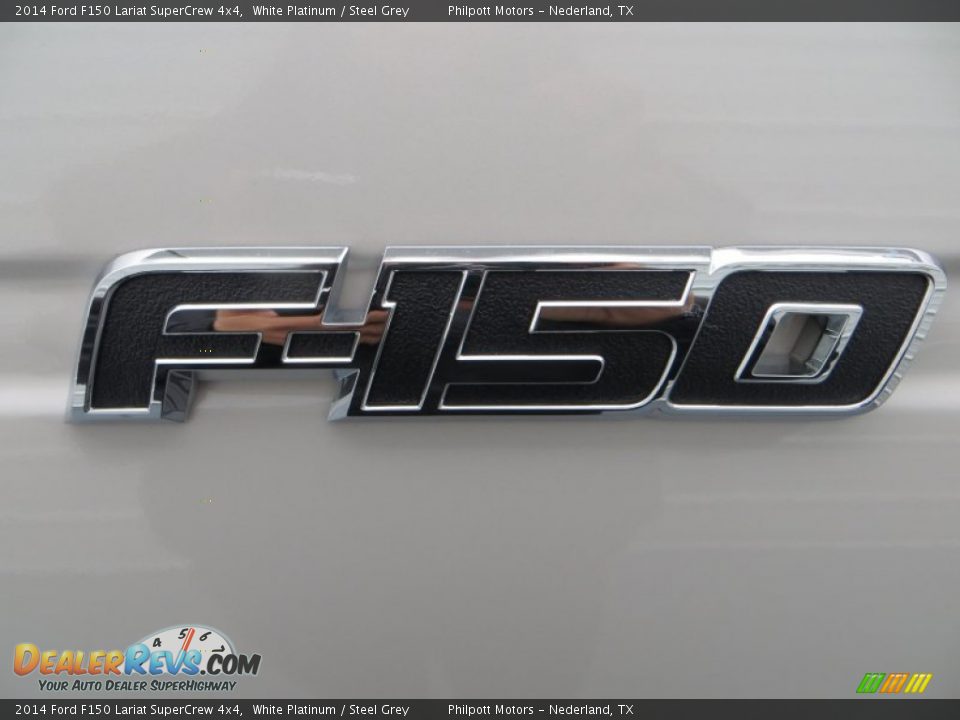 2014 Ford F150 Lariat SuperCrew 4x4 White Platinum / Steel Grey Photo #18
