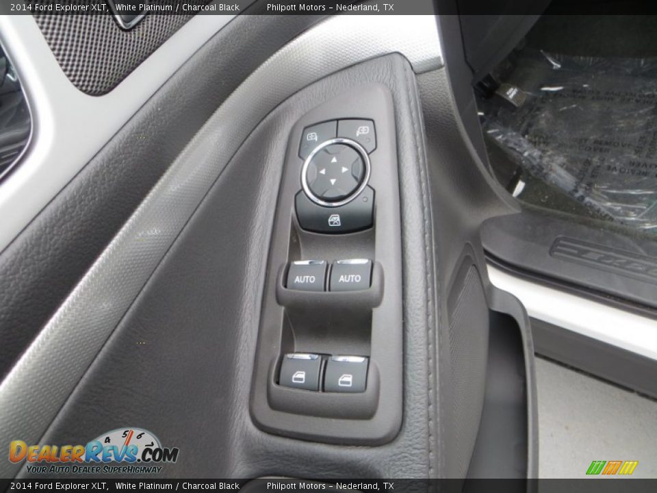 2014 Ford Explorer XLT White Platinum / Charcoal Black Photo #30