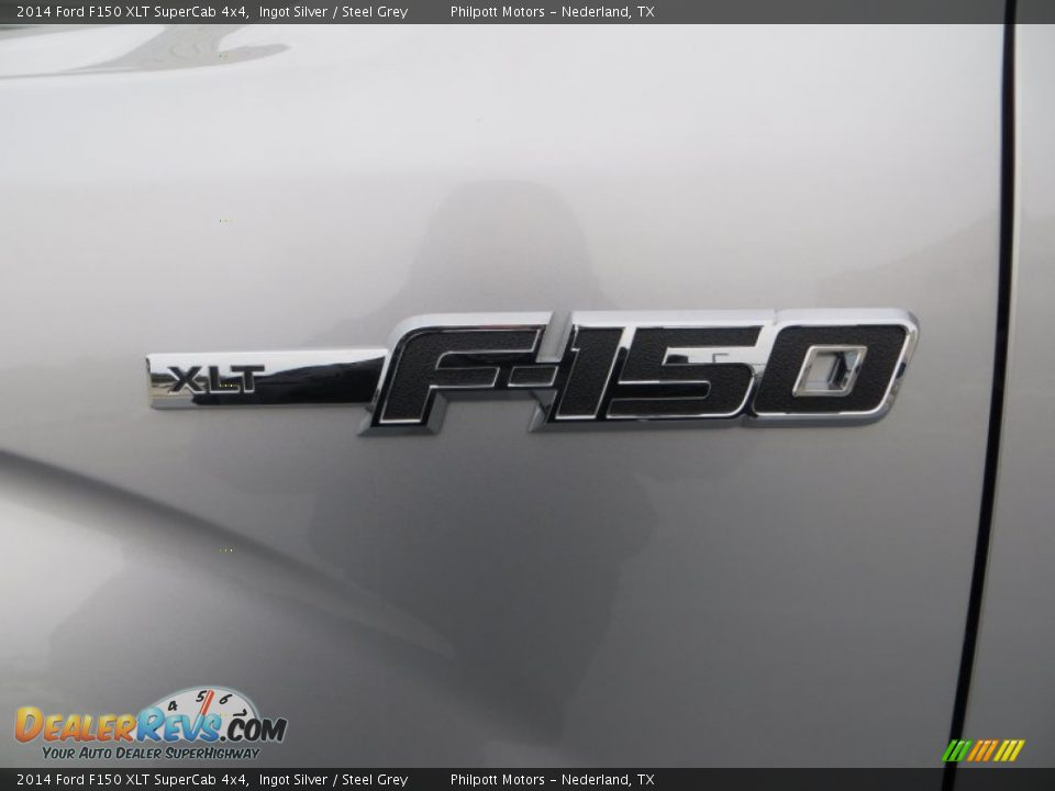 2014 Ford F150 XLT SuperCab 4x4 Ingot Silver / Steel Grey Photo #13