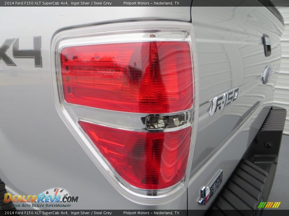 2014 Ford F150 XLT SuperCab 4x4 Ingot Silver / Steel Grey Photo #17