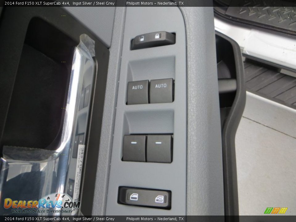 2014 Ford F150 XLT SuperCab 4x4 Ingot Silver / Steel Grey Photo #25